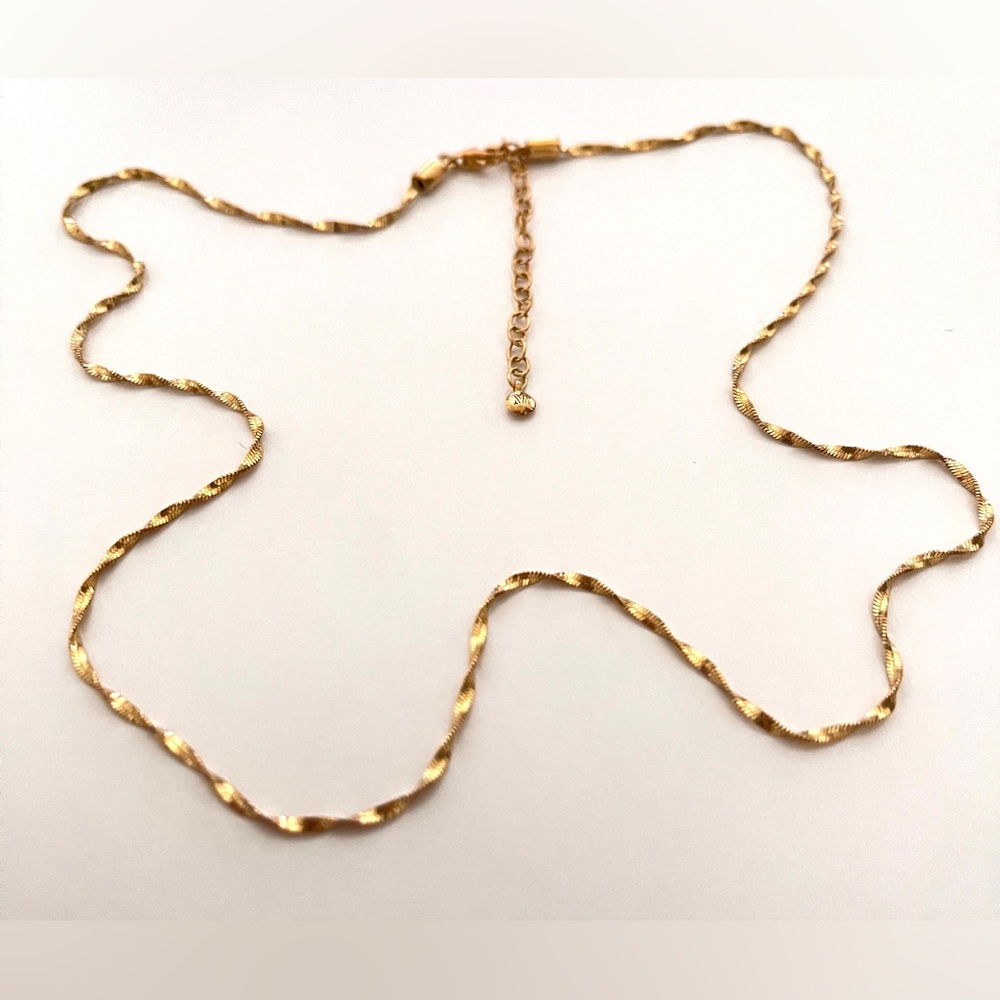 Monica Vinader Disco Chain Necklace 18-20” 18K Gold Vermeil Adjustable - Picture 3 of 7